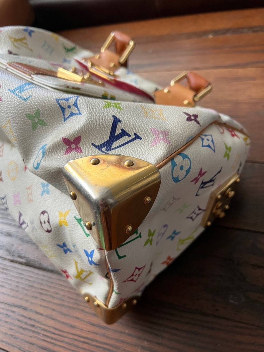 Louis Vuitton Multicolor Monogram Satchel speedy Murakami - Picture 8 of 14